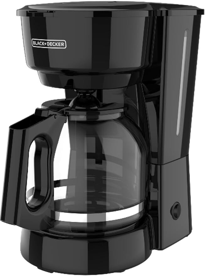 BLACK+DECKER 12-Cup Coffee Maker w/ Easy On/Off Switch, Easy Pour, Non-Drip Cara