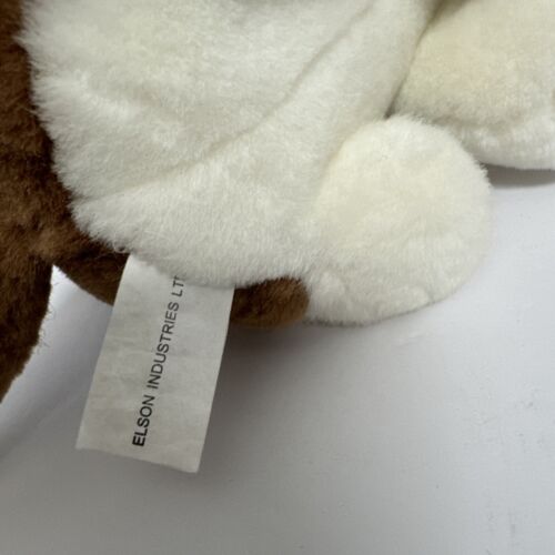 Vintage Walmart Basset Hound Elson Industries Plüschhund Sitzen - Bild 5 von 6