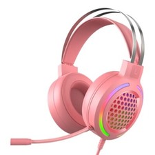 Gaming Headset Pink RGB Kopfhörer Forev G99