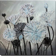 Bead Embroidery Kit Air flowers Beadwork Bead needlepoint DIY Abris Art