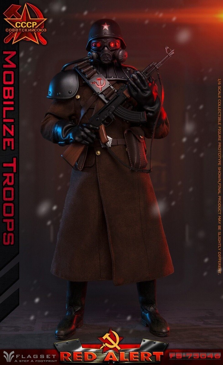FLAGSET 1/6 ソビエト連邦機動隊 未開封新品 FS-73046 FLAGSET FS-73046 Red Alert Soviet USSR Army Soldier Mobilize