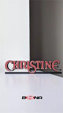 Christine   sign  display with collectibles Beena Studio