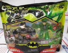 NEW DC HEROES OF GOO JIT ZU METALLIC BATMAN VS THE RIDDLER super squishy toy