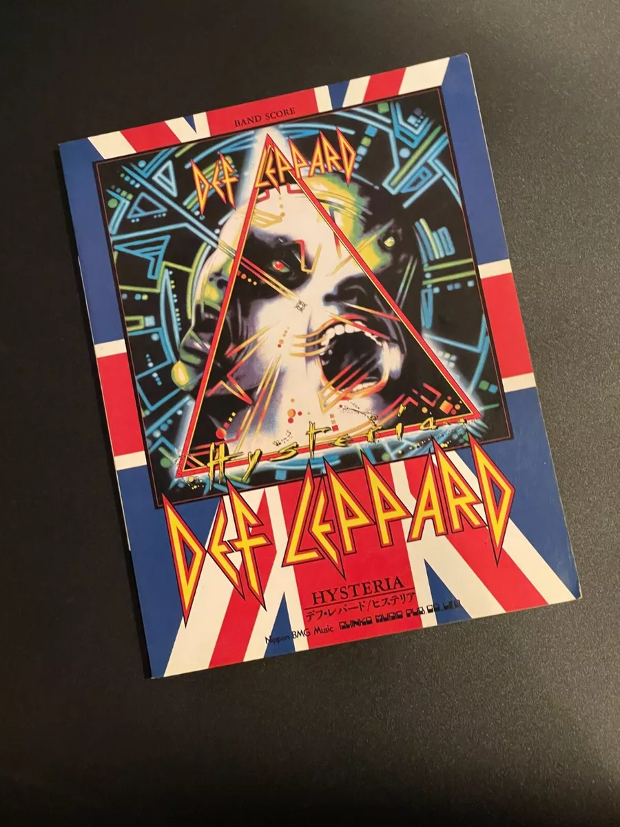 DEF LEPPARD HYSTERIA BAND SCORE JAPAN GUITAR TAB