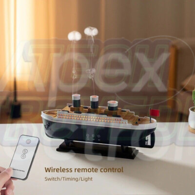 Titanic Ship Model Decoration Air Humidifier 250ml Essential Oil Diffuser Jellyf