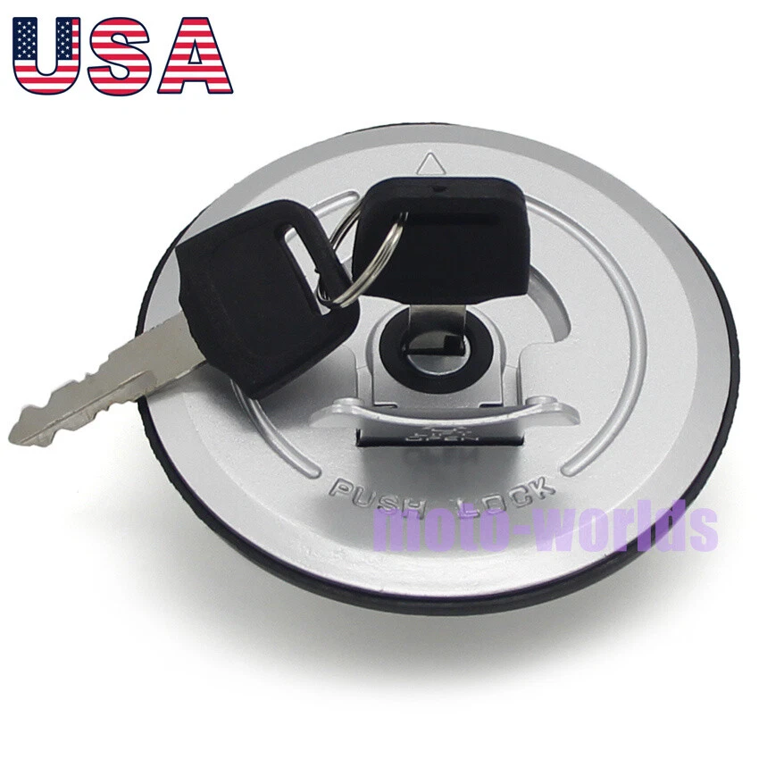 Fuel Gas Tank Cap Cover Key Fit for Honda VTX1800 N1 N3 2004-2008 / N2 2004-2007 Foto 4 de 4