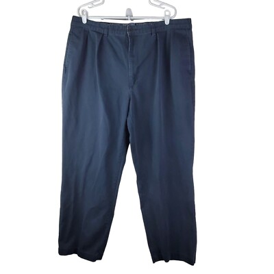 Ralph Lauren Chino Pants Mens 40x30 Navy Regular Fit Straight Leg Normcore