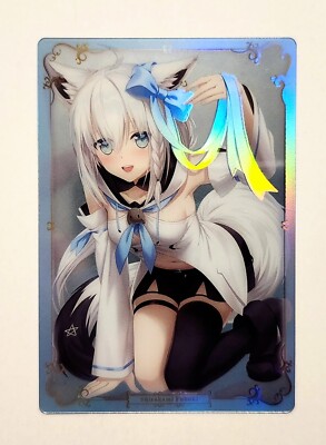 Hololive Error Choco Shirakami Fubuki Bandai Character Wafer Card NO.04