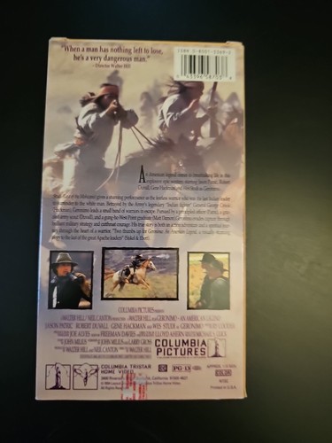 Geronimo: An American Legend, Jason Patric (VHS, 1994) - Picture 2 of 2