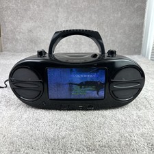 GPX BD707B Portable DVD CD Player Boombox AM FM Radio LCD Screen with Remote