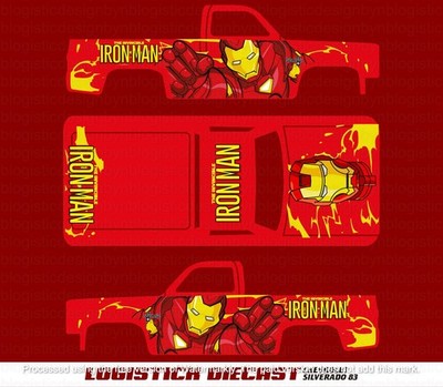 UNIVERSAL Water Slide Decals FOR HOT WHEELS '83 Chevy Silverado a1