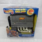 New In Pkg Vintage 1999 Hot Wheels Sto 'N Go Race Case V8 Engine- Stores 28 Cars