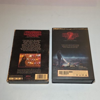 Stranger Things Seasons 1 & 2 Blu-Ray & DVD, VHS Style Collector's