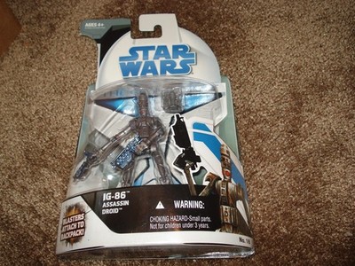 STAR WARS 2008 The Clone Wars ''IG-86 ASSASSIN DROID NO.18'' NEW