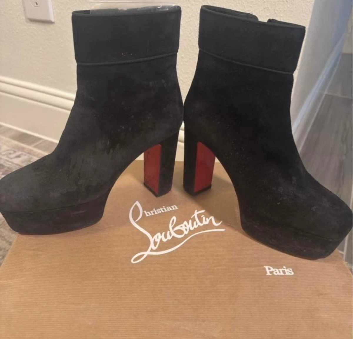 Christian Louboutin Suede Boots for Women for sale - eBay