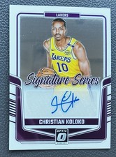 2024-25 Panini Donruss Optic - Christian Koloko Signature Series AUTO