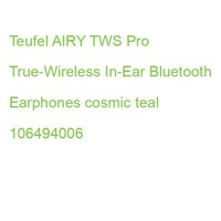 Teufel Airy Tws Pro True-Wireless In-Ear Bluetooth Earphones Cosmic Teal 1064940