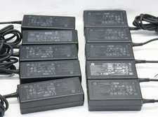 Lot of 25 Genuine OEM HP AC Adapter 65W 19.5V 3.33A Small Blue Tip
