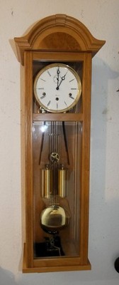 62171 Warmink KIENINGER Vienna Wall Clock-WESTMINSTER-8 Bars-2XSTAND-100cm H