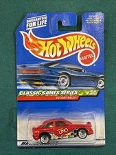 1999 Hot Wheels #984 Classic Games Series 4/4 ESCORT RALLY Red w/Chrome Lace Sp