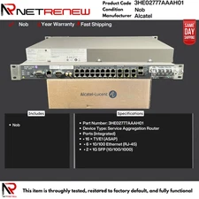 NOB ALCATEL LUCENT 7705 SAR-F 3HE02777AAAH01 AGGREGATION ROUTER