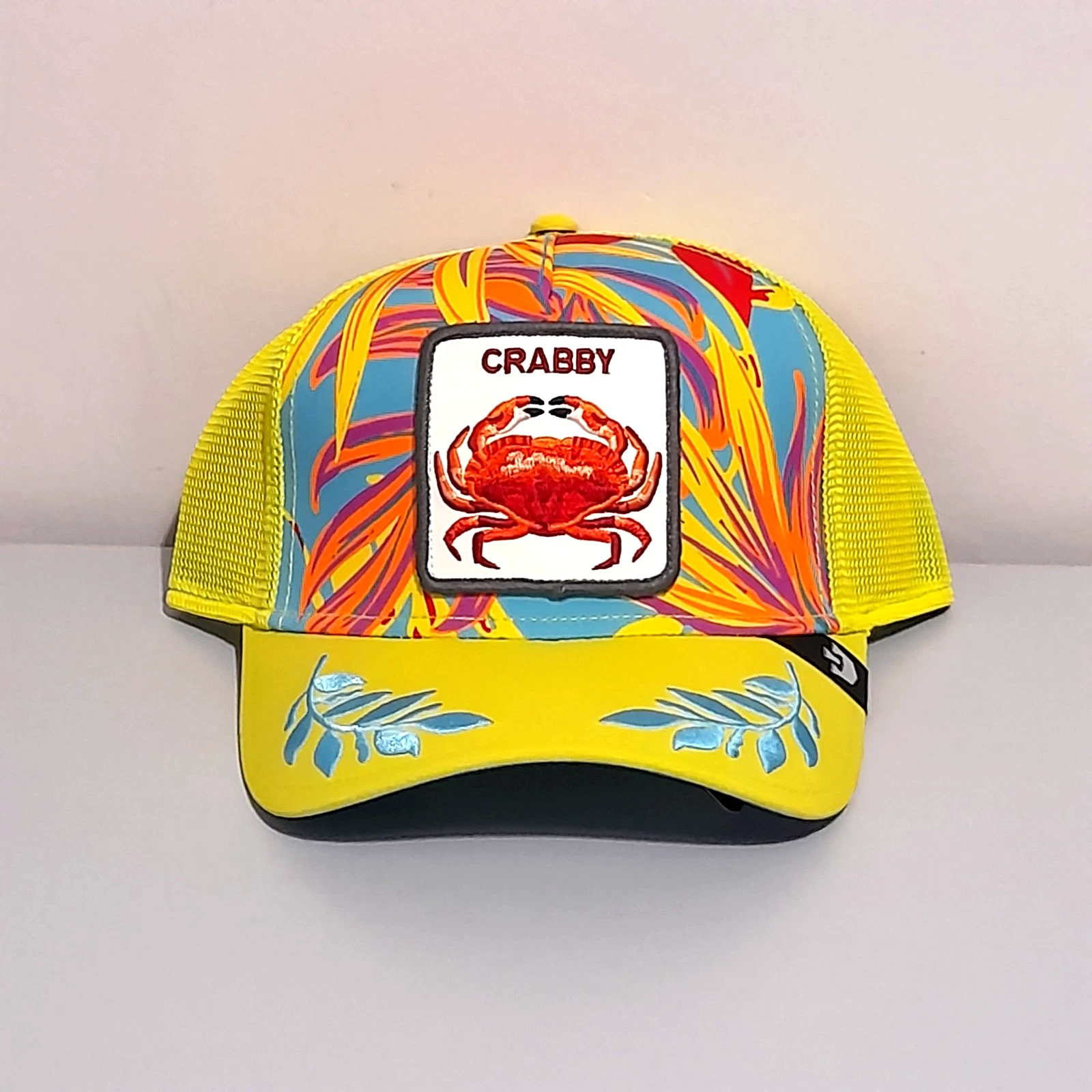 Authentic Goorin Bros. CRABBY Trucker Cap - NEON YELLOW /Multicolours
Opens in a new window or tab