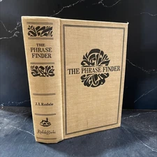 phrase finder three volumes in one comprising name-word finder metaphor finder 