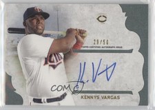 2015 Topps Supreme Simply Green 29/50 Kennys Vargas #SSA-KV Auto 7xr