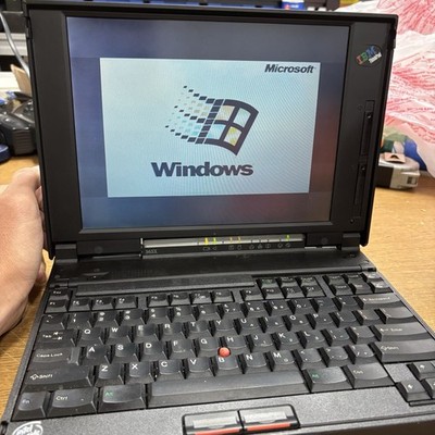 IBM Thinkpad 365X - Vintage Intel Pentium Notebook with Microsoft