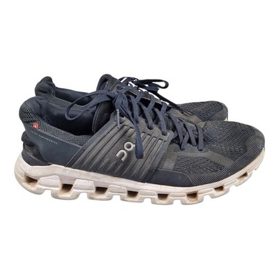 Size 11.5 - ON Cloudswift Black Rock Mens Sneakers Shoes Flaws!