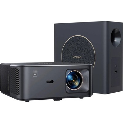 Yaber Beamer Projektor LCD Heimkino Grau Bluetooth WLAN Full HD 800 Lumen
