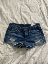 Rag Bone Women s Jean Denim Short Cotton Disstress COLOR SHEFFIELD size 24