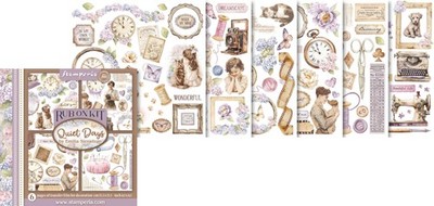Stamperia Rub On Set Quiet Days 15.6x15.6 cm Scrapbooking Basteln Dekoration
