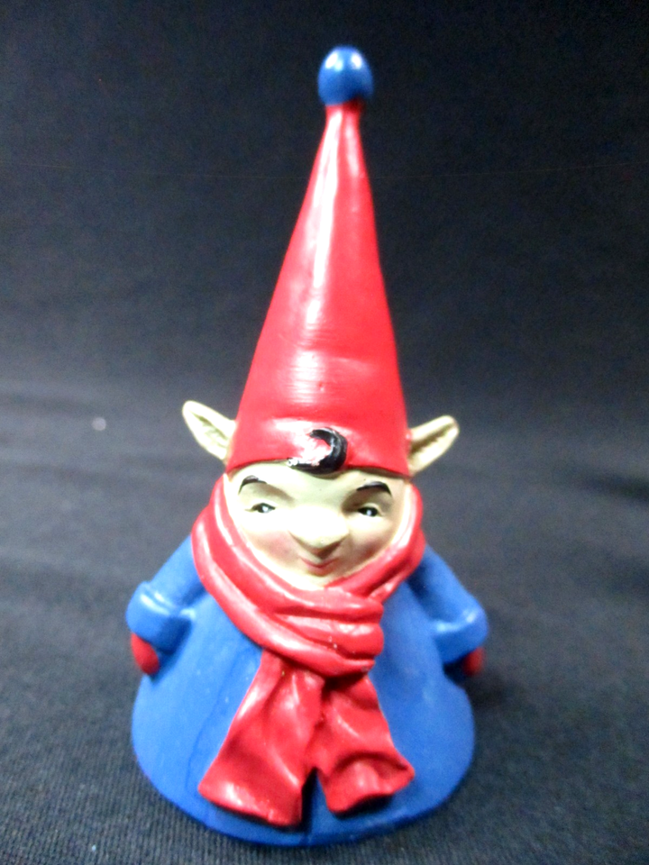 3 Pixie/Fairy Elves Figurines - Pointy Ears - Pointy Hats - Scarves - 3 ...