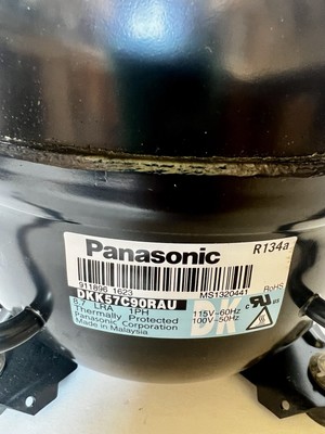 Panasonic DKK57C90RAU Refrigerator Compressor – 115V, R134a