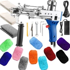 Tufting Gun Kit Cut Pile Rug Gun Rug Maker Machine Electric Carpet Weaving Hi...