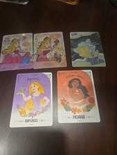 Aurore, Snow White, Moana, Rapunzel CR, MR, STR Cardfun Disney Princess