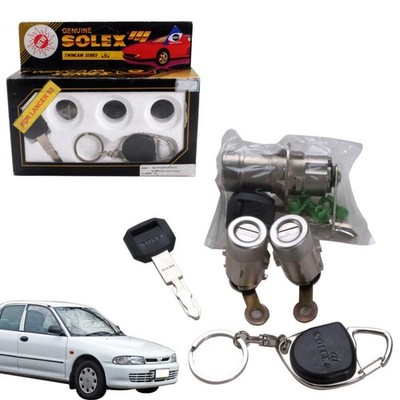 Fit Mitsubishi Lancer E-Car 93-95 Door Lock Security Safety Flat Key Cylinder