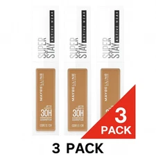 Maybelline Super Stay Concealer Shade 50 Full Coverage 30H 3 Pack New Sealed