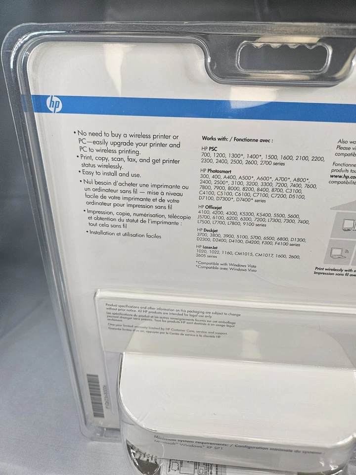 HP Wireless Printing Upgrade Kit SDCAB-0603 Brand New Sealed Windows Vista XP - Image 4 of 4