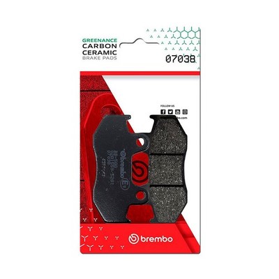 Brembo CC Carbon Keramik Bremsbeläge hinten passend für Yamaha YFM700 R Raptor 2013-2014