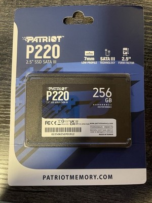 Patriot P220 2.5'' 250GB SATA III Internal Solid State Drive (SSD)