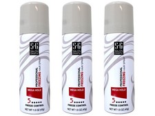 Salon Grafix Professional Hold Freezing Hair Spray Travel Size 1.5 Ounce 3 Pack