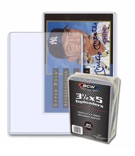 BCW (Brand New) 25ct - 3.5 X 5 Top Loader - For Trading Cards/Photos/Prints