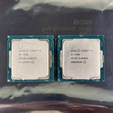 lot of 2 Intel Core i5-7500 SR335 4-Core CPU Processor, 3.40GHz, 6M Cache Bin8