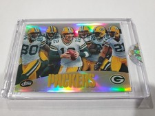 2010 eTopps Green Bay Packers Aaron Rodgers, Woodson, Matthews Refractor 153/499
