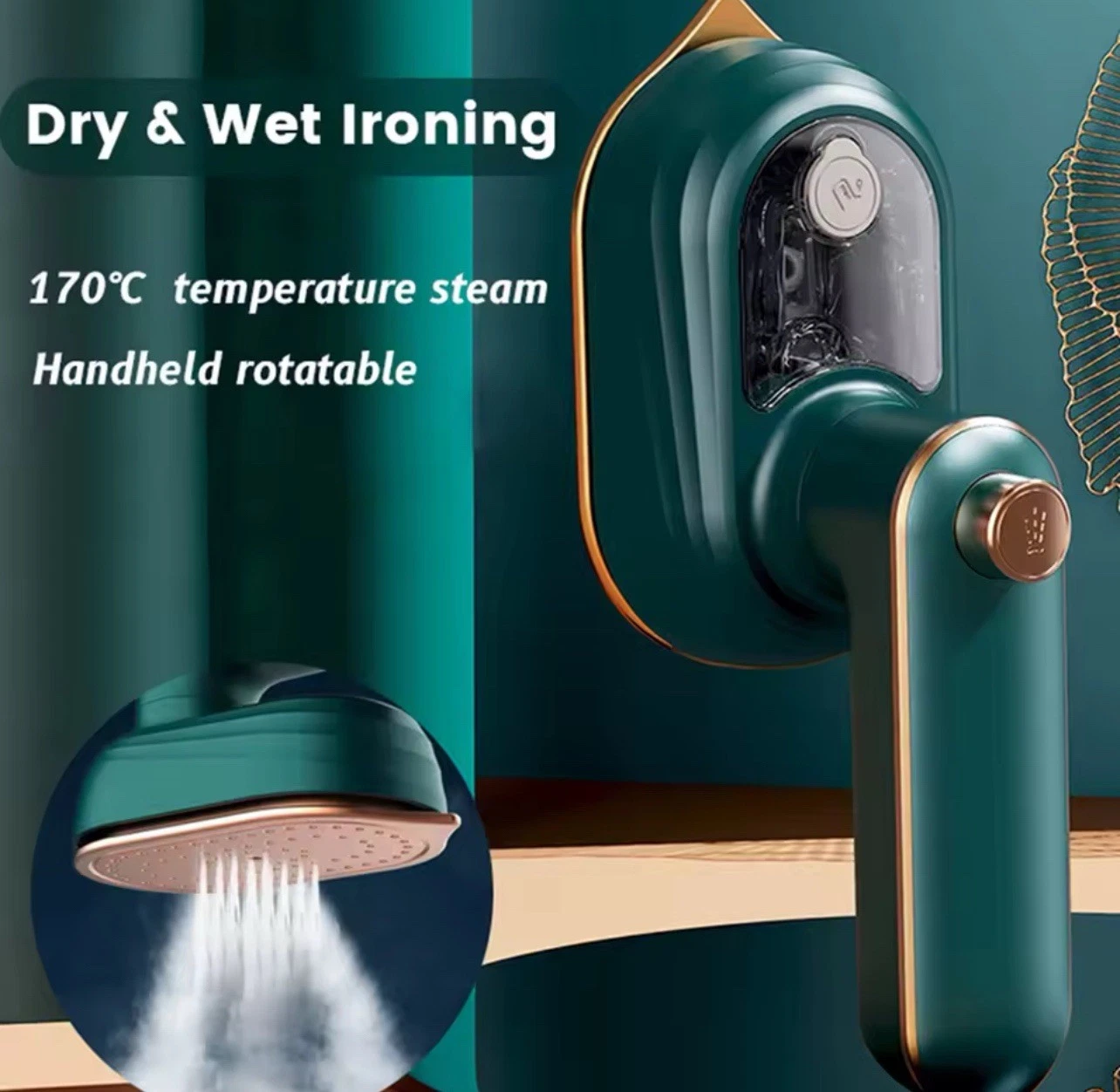 Mini Garment Steamer Iron Wet Dry Portable Rotatable Handheld Clothes Travel
Opens in a new window o