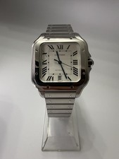 Cartier Santos 40mm Stainless Steel Silver Dial WSSA0018 - Watch Only
