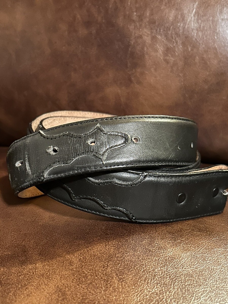 Vintage LEEGIN Black Leather Belt with Metal Hardware Sz M/L Vintage USA Made Leegin BUFFALO Nickel Belt 38x1” | eBay main image 3