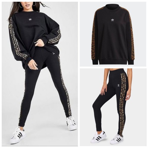 adidas leopard sweatshirt black